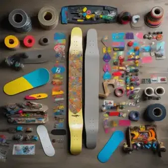 Grey Skateboard Decks and Customization